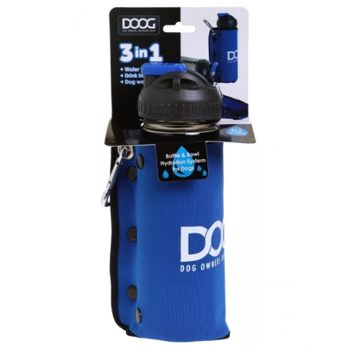 Поилка дорожная DOOG BB3IN1 (синий) Поилка дорожная DOOG BB3IN1 (синий)