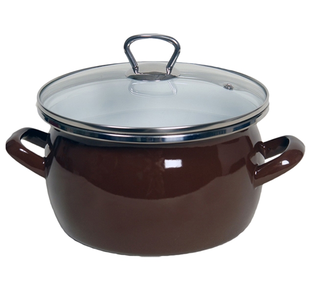 Кастрюля Omelia 1-2415111 (коричневый) Кастрюля Omelia 1-2415111 (коричневый)