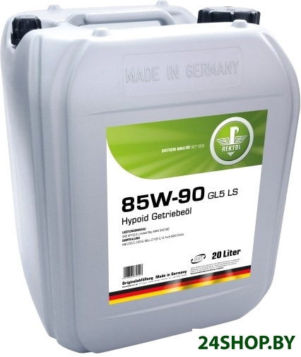 Трансмиссионное масло Rektol 85W-90 GL5 LS 20л Трансмиссионное масло Rektol 85W-90 GL5 LS 20л