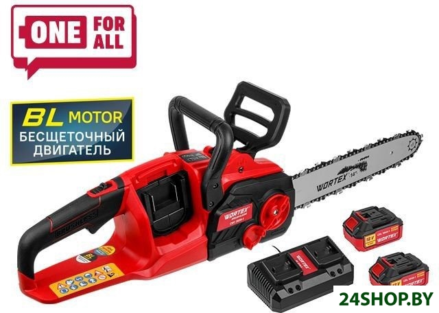 Аккумуляторная пила Wortex CEC 3536-1 1333454 (с 2-мя АКБ) Аккумуляторная пила Wortex CEC 3536-1 1333454 (с 2-мя АКБ)