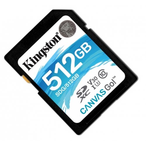 Карта памяти Kingston Canvas Go! SDG/512GB SDXC 512GB Карта памяти Kingston Canvas Go! SDG/512GB SDXC 512GB