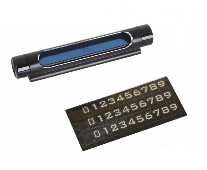 Автовизитница Baseus Temporary Parking Number Card ACNUM-01 Black Автовизитница Baseus Temporary Parking Number Card ACNUM-01 Black