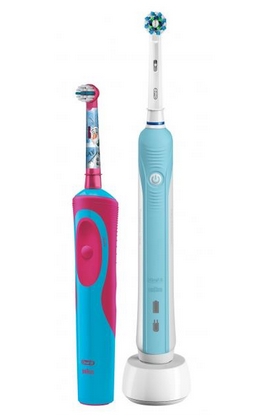 Электрическая зубная щетка Oral-B Pro 500 (D16.513.U) plus Stages Power Frozen (D12.513.K) Электрическая зубная щетка Oral-B Pro 500 (D16.513.U) plus Stages Power Frozen (D12.513.K)