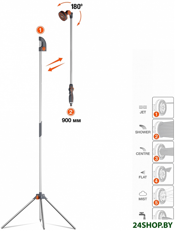 Душ на штанге Daewoo Power DGS 3000 Душ на штанге Daewoo Power DGS 3000