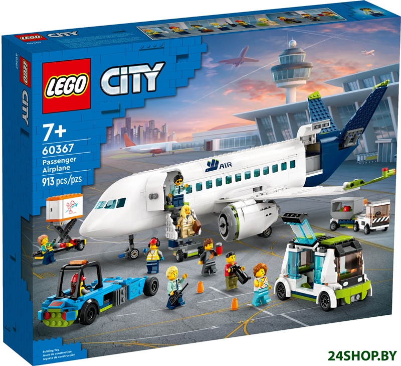 Конструктор LEGO City 60367 Пассажирский самолет Конструктор LEGO City 60367 Пассажирский самолет
