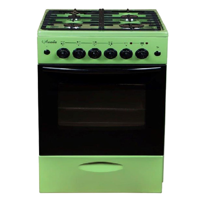 Кухонная плита Лысьва ЭГ 401 МС-2у (без крышки, решетка чугун, зеленый) Кухонная плита Лысьва ЭГ 401 МС-2у (без крышки, решетка чугун, зеленый)