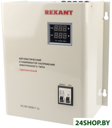 Стабилизатор напряжения Rexant АСНN-5000/1-Ц Стабилизатор напряжения Rexant АСНN-5000/1-Ц