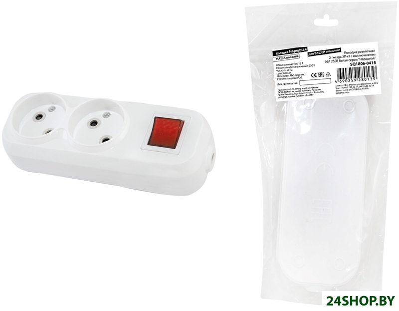 Колодка удлинителя TDM Electric Народная SQ1806-0415 Колодка удлинителя TDM Electric Народная SQ1806-0415