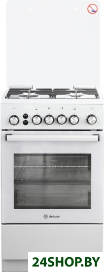 Плита газовая De luxe 5040.40г (кр) ЧР-012 (серый) Плита газовая De luxe 5040.40г (кр) ЧР-012 (серый)