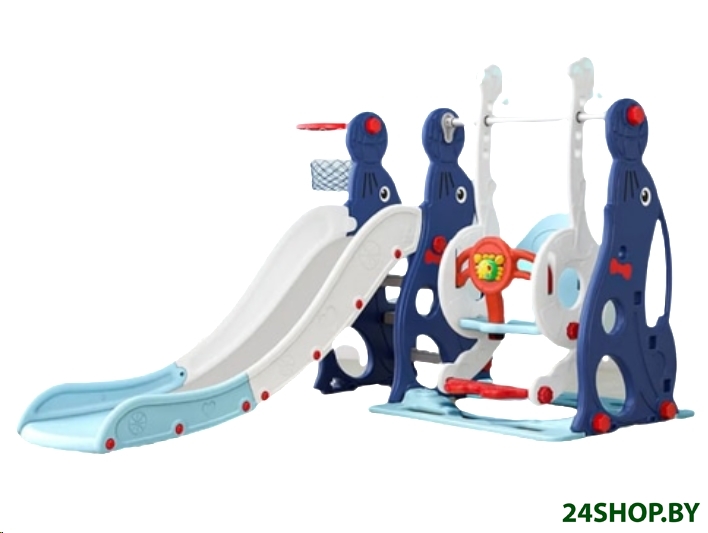Горка-комплекс Perfetto Sport Морской лев PS-044-B (синий) Горка-комплекс Perfetto Sport Морской лев PS-044-B (синий)