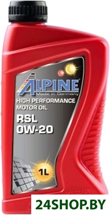 Моторное масло Alpine RSL 0W-20 1л Моторное масло Alpine RSL 0W-20 1л