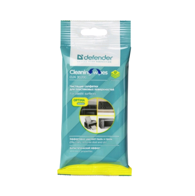 Влажные салфетки Defender CLN 30200 Optima (20 шт) Влажные салфетки Defender CLN 30200 Optima (20 шт)