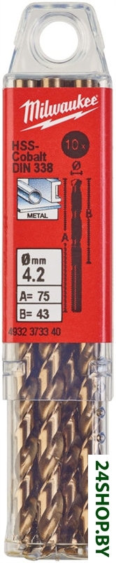 Набор сверл Milwaukee 4932373340 (10 предметов) Набор сверл Milwaukee 4932373340 (10 предметов)