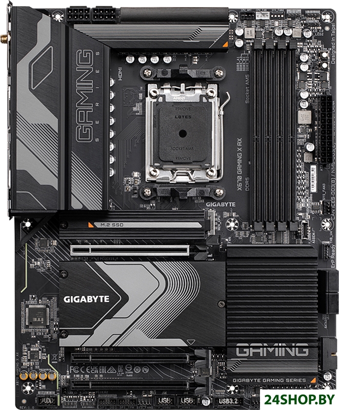 Материнская плата Gigabyte X670 Gaming X AX (rev. 1.0) Материнская плата Gigabyte X670 Gaming X AX (rev. 1.0)