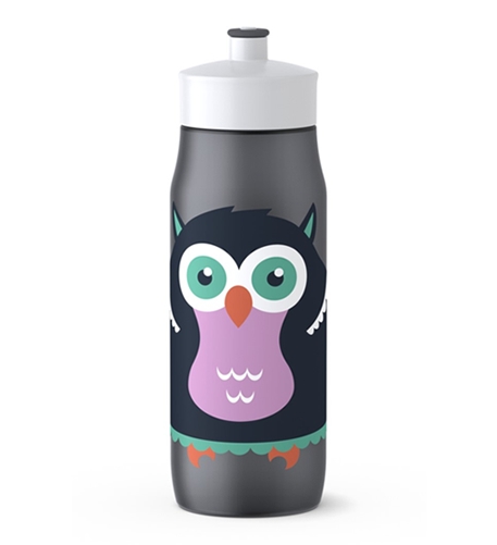 Бутылка для воды Tefal Squeeze Big Owl K3201112 Бутылка для воды Tefal Squeeze Big Owl K3201112
