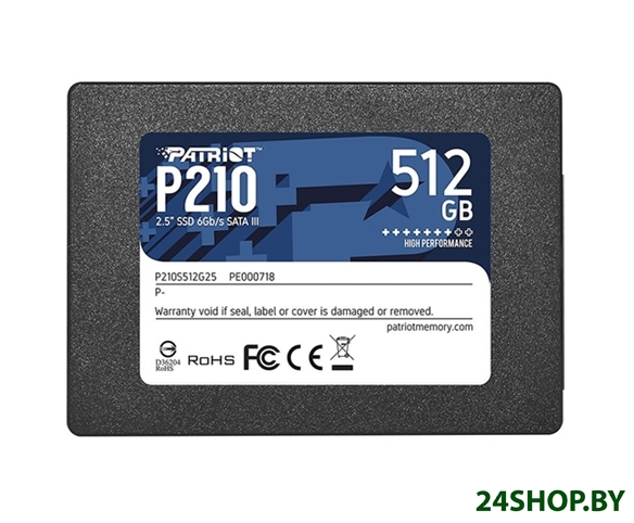 SSD Patriot P210 512GB P210S512G25 SSD Patriot P210 512GB P210S512G25