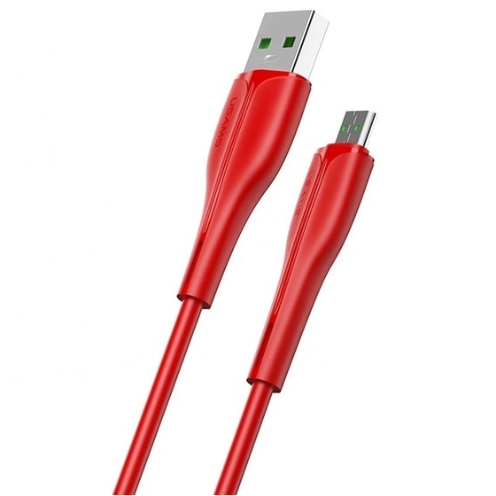 Кабель Usams U38 SJ375USB03 1.0м (красный) Кабель Usams U38 SJ375USB03 1.0м (красный)