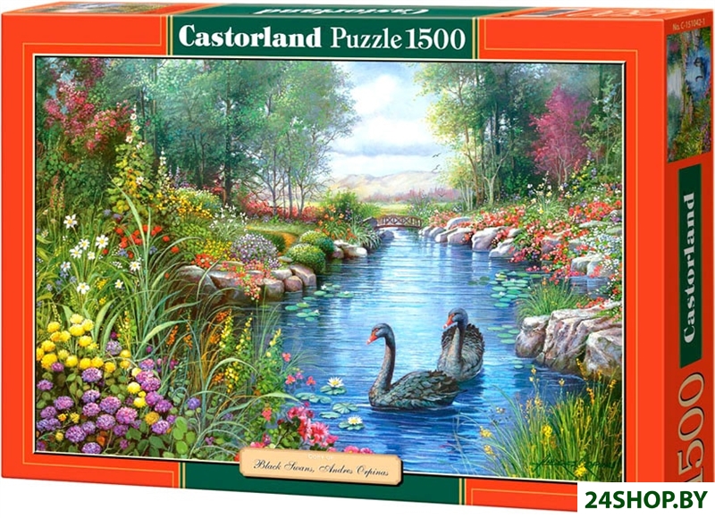 Пазл Castorland Черные лебеди Пазл Castorland Черные лебеди