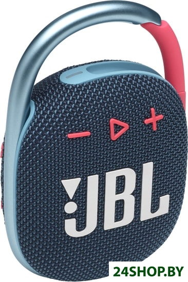 Беспроводная колонка JBL Clip 4 (темно-синий/розовый) Беспроводная колонка JBL Clip 4 (темно-синий/розовый)