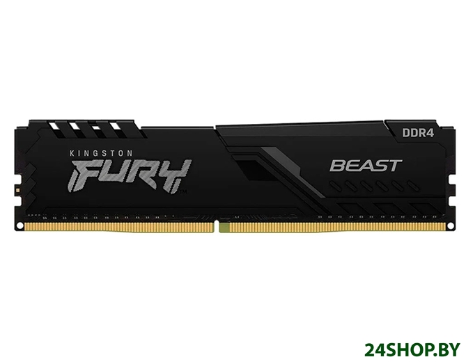 Оперативная память Kingston FURY Beast 4GB DDR4 PC4-25600 KF432C16BB/4 Оперативная память Kingston FURY Beast 4GB DDR4 PC4-25600 KF432C16BB/4