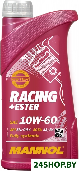 Моторное масло Mannol Racing+Ester 10W-60 1л Моторное масло Mannol Racing+Ester 10W-60 1л