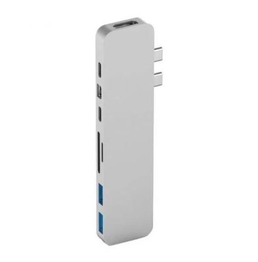 USB-хаб HyperDrive Hyper Pro 8-in-2 Hub Silver (GN28D-SILVER) USB-хаб HyperDrive Hyper Pro 8-in-2 Hub Silver (GN28D-SILVER)