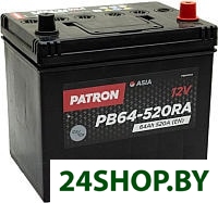 Автомобильный аккумулятор Patron Asia PB64-520RA (64 А·ч) Автомобильный аккумулятор Patron Asia PB64-520RA (64 А·ч)