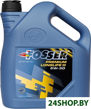 Моторное масло Fosser Premium Longlife III 5W-30 4л Моторное масло Fosser Premium Longlife III 5W-30 4л