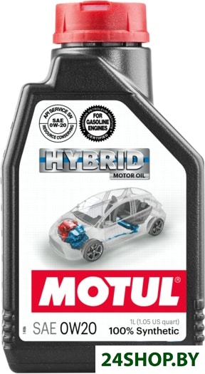 Моторное масло Motul Hybrid 0W-20 1л Моторное масло Motul Hybrid 0W-20 1л