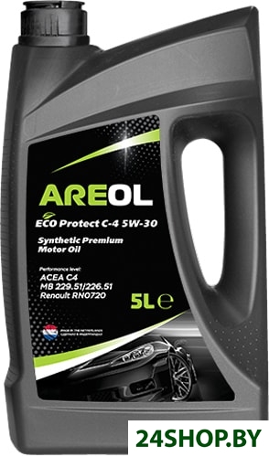 Моторное масло Areol ECO Protect C-4 5W-30 5л Моторное масло Areol ECO Protect C-4 5W-30 5л