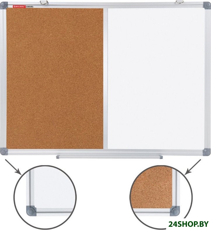 Магнитно-маркерная доска BRAUBERG 45x60 см 238182 Магнитно-маркерная доска BRAUBERG 45x60 см 238182
