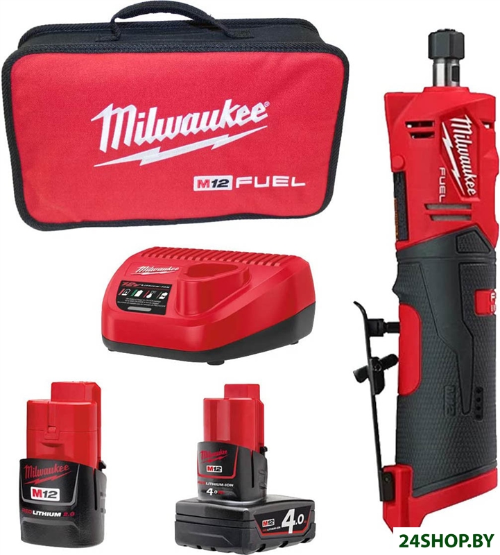 Прямошлифовальная машина Milwaukee M12 Fuel FDGS-422B 4933471436 (с 2-мя АКБ 2 Ah, 4 Ah) Прямошлифовальная машина Milwaukee M12 Fuel FDGS-422B 4933471436 (с 2-мя АКБ 2 Ah, 4 Ah)