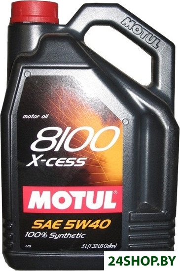 Моторное масло Motul 8100 X-cess 5W40 5л Моторное масло Motul 8100 X-cess 5W40 5л
