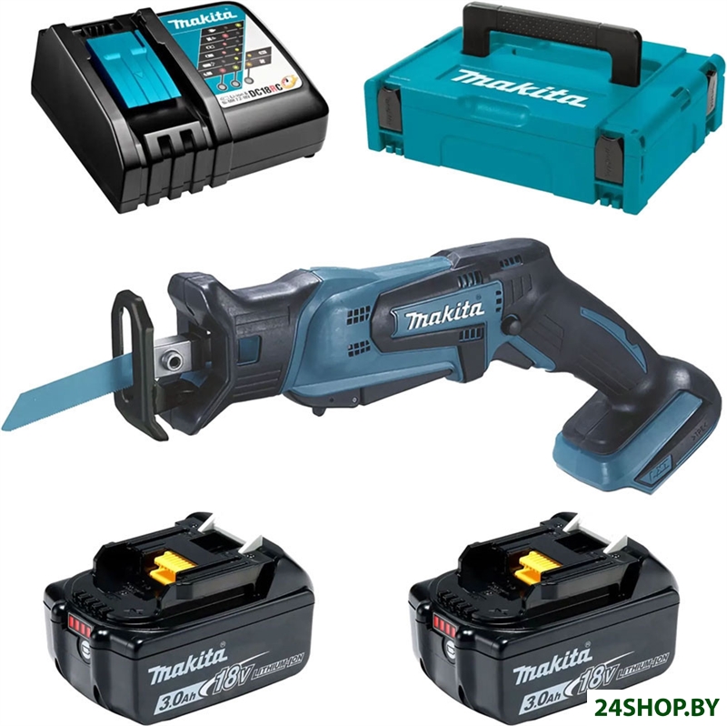 Сабельная пила Makita DJR185RFE (с 2-мя АКБ, кейс) Сабельная пила Makita DJR185RFE (с 2-мя АКБ, кейс)