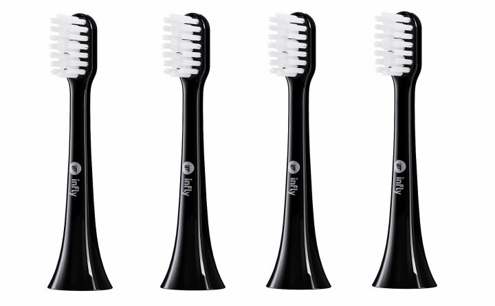 Сменная насадка Infly toothbrush head T03S/T03B/PT02 черный (4 шт) Сменная насадка Infly toothbrush head T03S/T03B/PT02 черный (4 шт)