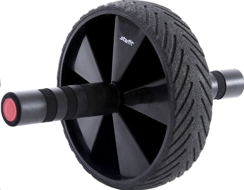 Ролик для пресса Starfit RL-104 (черный/красный) Ролик для пресса Starfit RL-104 (черный/красный)