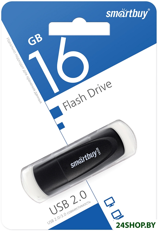 USB Flash SmartBuy Scout 16GB (черный) USB Flash SmartBuy Scout 16GB (черный)