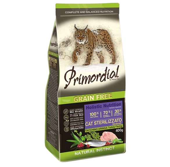 Сухой корм для кошек Primordial GF Adult Sterilized Turkey and Herring (6 кг) Сухой корм для кошек Primordial GF Adult Sterilized Turkey and Herring (6 кг)