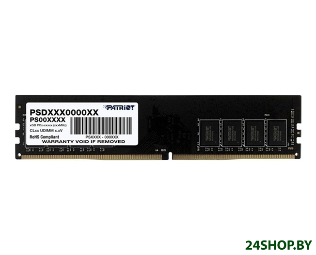 Оперативная память PATRIOT Signature Line 32GB DDR4 PC4-21300 PSD432G26662 Оперативная память PATRIOT Signature Line 32GB DDR4 PC4-21300 PSD432G26662