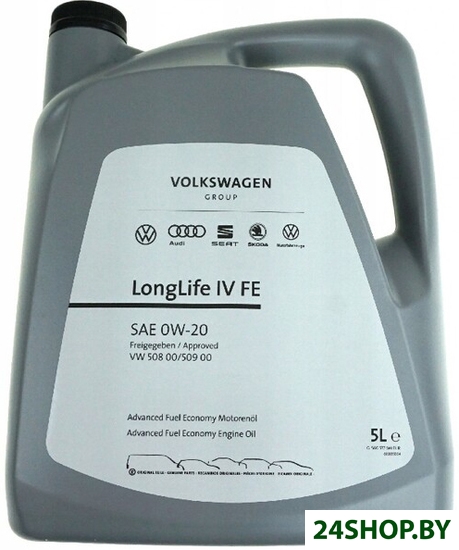 Моторное масло AUDI/Volkswagen LongLife IV 0W-20 FE 5л GS60577M4 Моторное масло AUDI/Volkswagen LongLife IV 0W-20 FE 5л GS60577M4