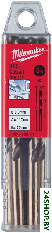 Набор сверл Milwaukee 4932373355 (5 предметов) Набор сверл Milwaukee 4932373355 (5 предметов)