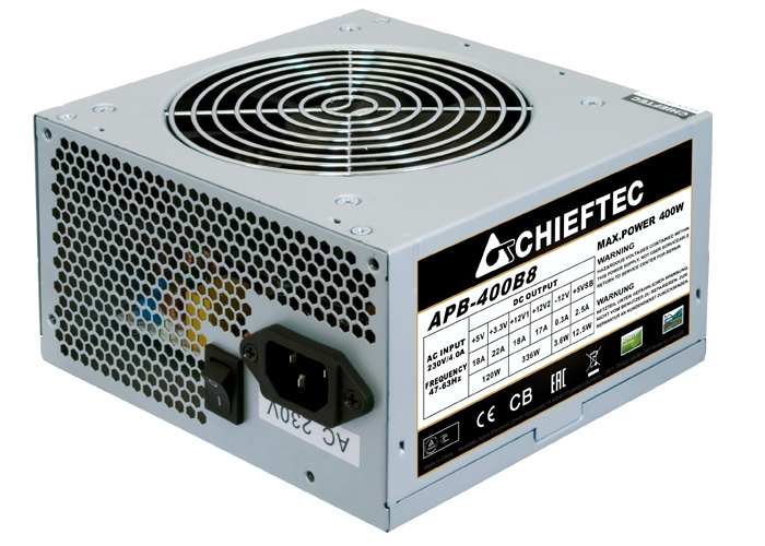 Блок питания Chieftec Value APB-400B8 Блок питания Chieftec Value APB-400B8