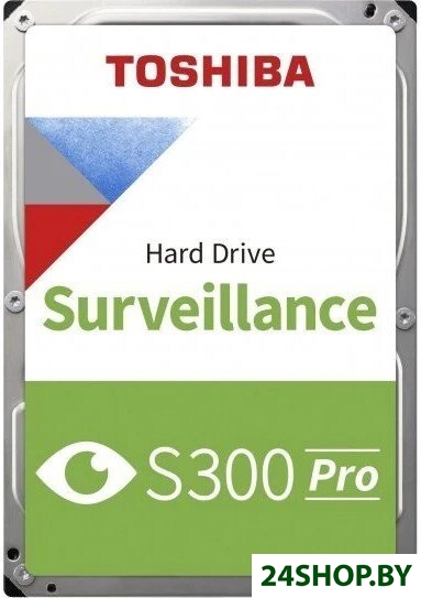Жесткий диск Toshiba S300 Pro Surveillance 10TB HDWTA1AUZSVA Жесткий диск Toshiba S300 Pro Surveillance 10TB HDWTA1AUZSVA