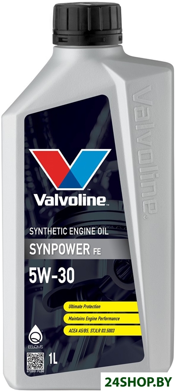 Моторное масло Valvoline Synpower FE 5W-30 1л Моторное масло Valvoline Synpower FE 5W-30 1л