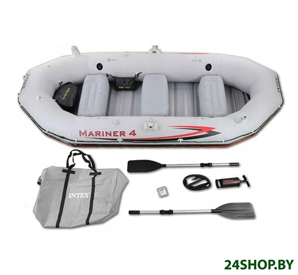 Надувная лодка INTEX Mariner 4 Set 68376 Надувная лодка INTEX Mariner 4 Set 68376