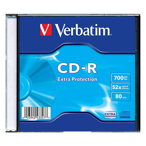 Диски CD-R Verbatim 700MB 52x 1 шт Диски CD-R Verbatim 700MB 52x 1 шт