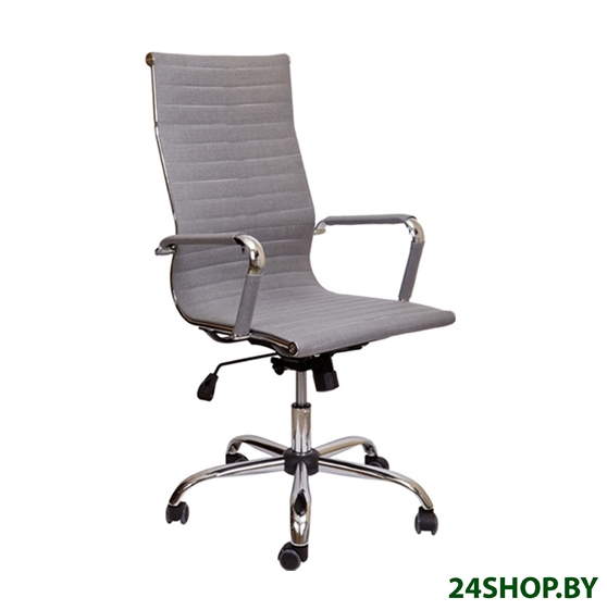 Кресло AksHome Elegance Chrome (ткань, серый) Кресло AksHome Elegance Chrome (ткань, серый)