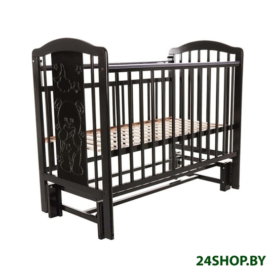 Детская кроватка Pituso Noli Мишутка J-503 (венге) Детская кроватка Pituso Noli Мишутка J-503 (венге)