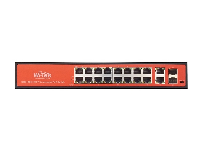 Неуправляемый коммутатор Wi-Tek WI-PS320GF Неуправляемый коммутатор Wi-Tek WI-PS320GF
