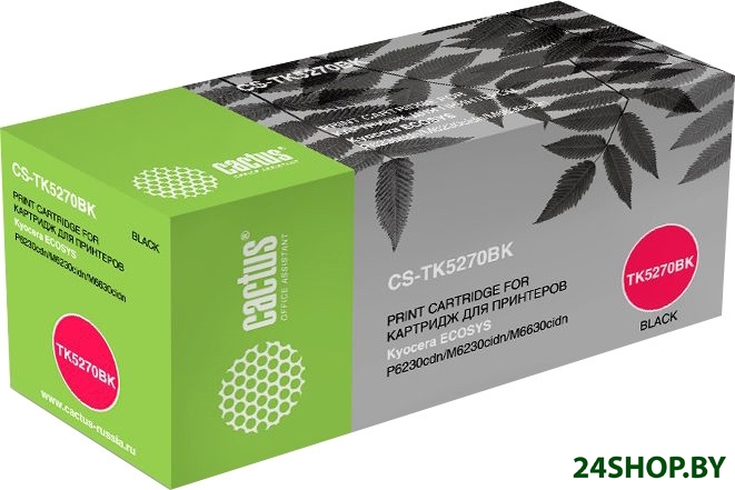 Картридж CACTUS CS-TK5270BK (аналог Kyocera TK-5270K) Картридж CACTUS CS-TK5270BK (аналог Kyocera TK-5270K)